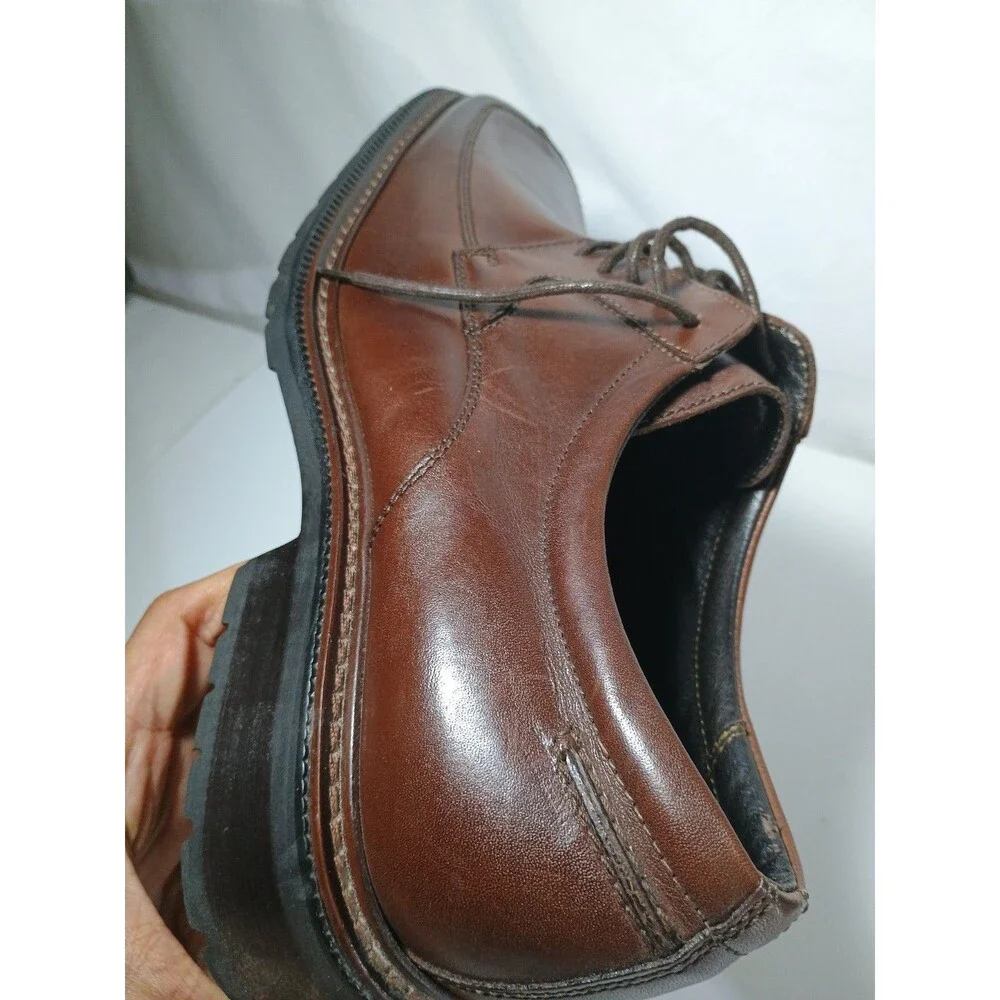 Alfani Made in Italy Men Size 12 M Brown Leather Man Made Sole
